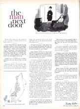 Better Homes & Gardens October 1960 Magazine Article: the man next door