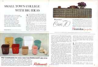 Better Homes & Gardens November 1960 Magazine Article: SMALL TOWN COLLEGE WITH BIG IDEAS