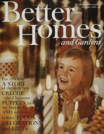 Better Homes & Gardens December 1960 Magazine Cover