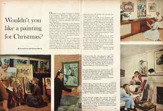 Better Homes & Gardens December 1960 Magazine Article: Wouldn't you like a painting for Christmas?