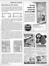 Better Homes & Gardens January 1961 Magazine Article: Remodel an old closet