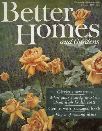 Better Homes & Gardens February 1961 Magazine Cover