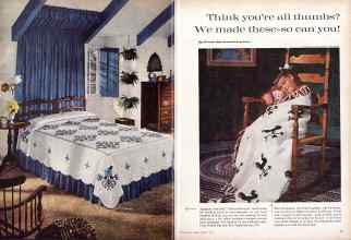 Better Homes & Gardens February 1961 Magazine Article: Think you're all thumbs? We made these-so can you!