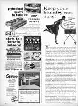 Better Homes & Gardens March 1961 Magazine Article: Keep your laundry cart busy!