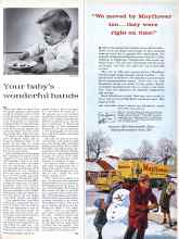 Better Homes & Gardens March 1961 Magazine Article: Your baby's wonderful hands