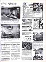 Better Homes & Gardens March 1961 Magazine Article: How to get plans for FIVE STAR homes