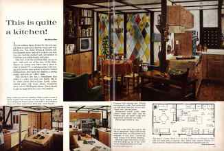 Better Homes & Gardens March 1961 Magazine Article: This is quite a kitchen!