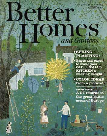Better Homes & Gardens April 1961 Magazine Cover