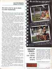 Better Homes & Gardens April 1961 Magazine Article: ANCHOR FENCE