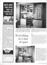 Better Homes & Gardens April 1961 Magazine Article: Everything in a hint of space
