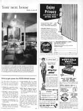 Better Homes & Gardens April 1961 Magazine Article: How to get plans for FIVE STAR homes