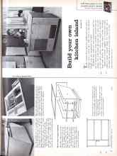 Better Homes & Gardens April 1961 Magazine Article: Build your own kitchen island