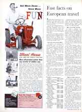 Better Homes & Gardens April 1961 Magazine Article: Fast facts on European travel