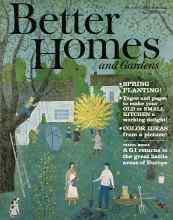 Better Homes & Gardens April 1961 Magazine Cover