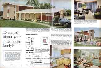 Better Homes & Gardens April 1961 Magazine Article: Dreamed about your next house lately?
