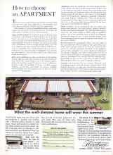 Better Homes & Gardens May 1961 Magazine Article: How to choose an APARTMENT