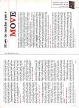 Better Homes & Gardens May 1961 Magazine Article: How to make your MOVE