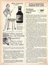 Better Homes & Gardens June 1961 Magazine Article: JUNE GARDENING WHERE YOU LIVE!