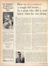 Better Homes & Gardens June 1961 Magazine Article: How to air-condition a tough old house... by a man who did it, and knew what he was doing