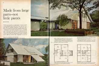 Better Homes & Gardens June 1961 Magazine Article: Made from large parts-not little pieces