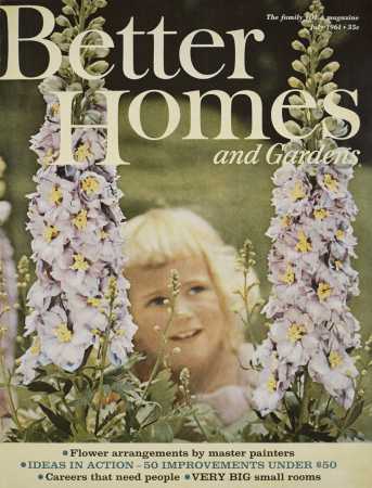 Better Homes & Gardens July 1961 Magazine Cover