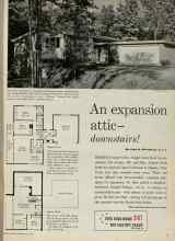 Better Homes & Gardens July 1961 Magazine Article: An expansion attic--downstairs!