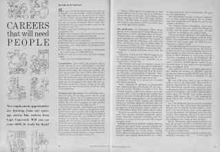 Better Homes & Gardens July 1961 Magazine Article: CAREERS that will need PEOPLE