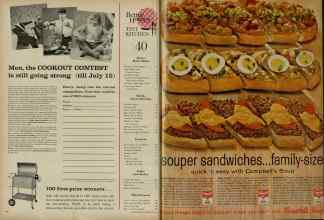 Better Homes & Gardens July 1961 Magazine Article: Page 66