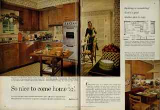 Better Homes & Gardens August 1961 Magazine Article: So nice to come home to!