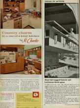 Better Homes & Gardens September 1961 Magazine Article: Airy but rugged bench rail increases deck space