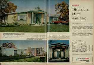 Better Homes & Gardens September 1961 Magazine Article: Distinction at its smartest