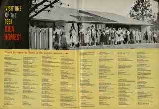 Better Homes & Gardens September 1961 Magazine Article: VISIT ONE OF THE 1961 IDEA HOMES!