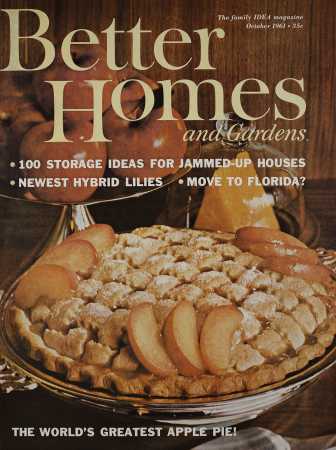 Better Homes & Gardens October 1961 Magazine Cover