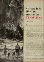 Better Homes & Gardens October 1961 Magazine Article: What it's like to move to FLORIDA