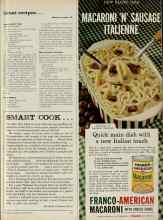 Better Homes & Gardens November 1961 Magazine Article: SMART COOK