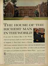 Better Homes & Gardens November 1961 Magazine Article: THE HOUSE OF THE RICHEST MAN IN THE WORLD