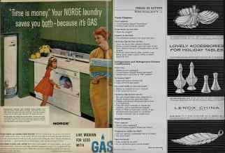 Better Homes & Gardens November 1961 Magazine Article: Page 8