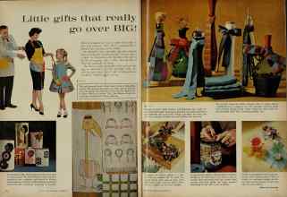 Better Homes & Gardens November 1961 Magazine Article: Little gifts that really go over BIG!