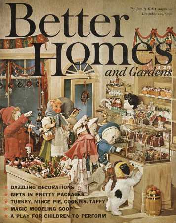 Better Homes & Gardens December 1961 Magazine Cover