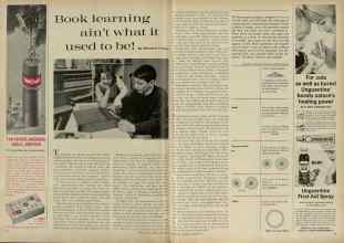 Better Homes & Gardens December 1961 Magazine Article: Book learning ain't what it used to be!
