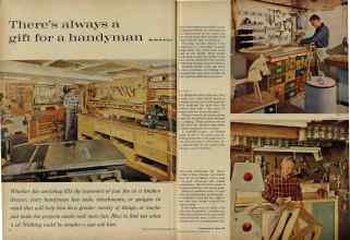 Better Homes & Gardens December 1961 Magazine Article: There's always a gift for a handyman