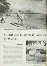 Better Homes & Gardens January 1962 Magazine Article: What it's like to move to HAWAII