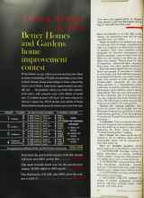 Better Homes & Gardens January 1962 Magazine Article: ANNOUNCING the 1962 Better Homes and Gardens home improvement contest