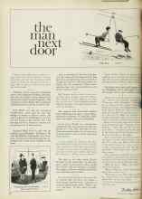 Better Homes & Gardens January 1962 Magazine Article: the man next door