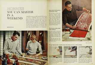 Better Homes & Gardens January 1962 Magazine Article: HOBBIES YOU CAN MASTER IN A WEEKEND