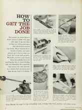 Better Homes & Gardens February 1962 Magazine Article: HOW TO GET THE JOB DONE