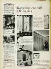 Better Homes & Gardens February 1962 Magazine Article: Decorative ways with tube lighting
