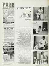 Better Homes & Gardens February 1962 Magazine Article: STRICTLY A STAG AFFAIR