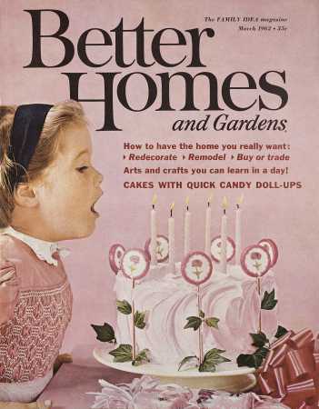 Better Homes & Gardens March 1962 Magazine Cover