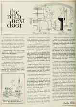 Better Homes & Gardens March 1962 Magazine Article: The man next door